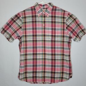 Brooks Brothers XLarge, Plaid, Polo Style Buttons